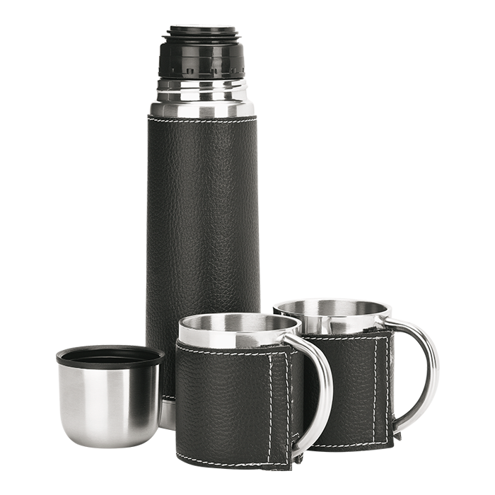 BW0014 - 500ml Steel Flask and Mug Set