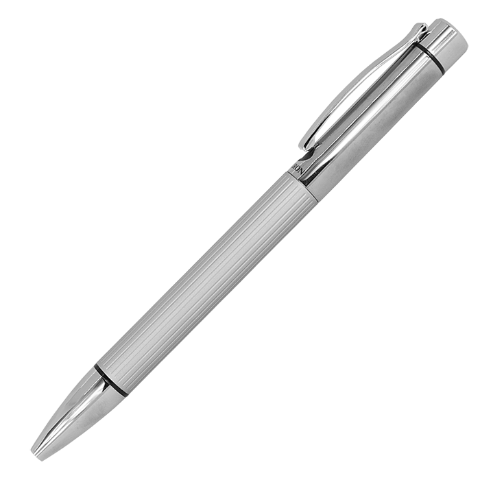 Brass Ballpoint Pen with Columned Barrel