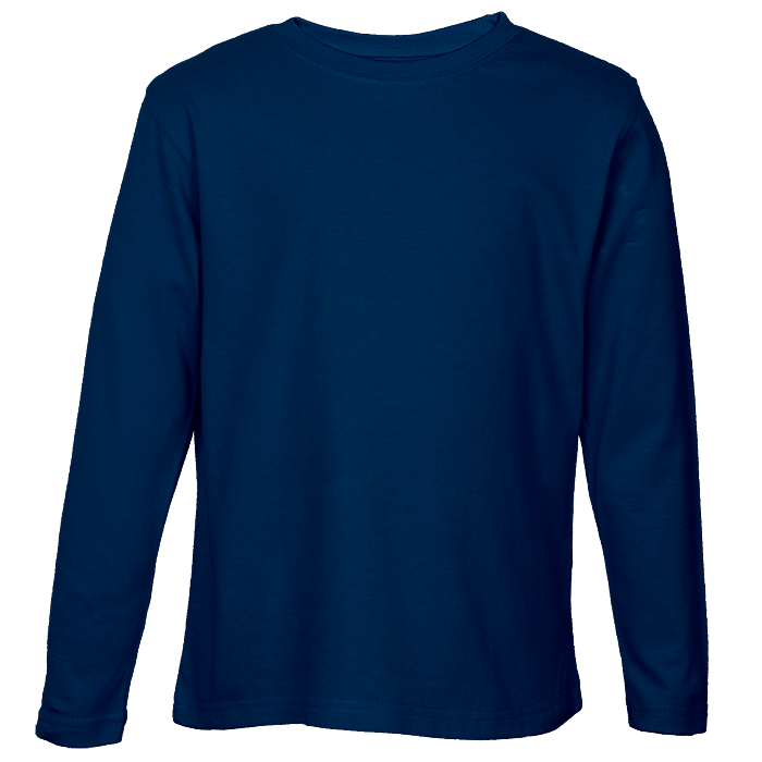 145g Kiddies Long Sleeve T-Shirt  Navy / 3 to 4 /