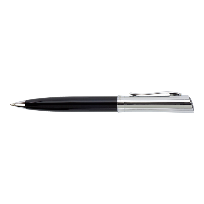 Charles Dickens Ballpoint Pen With Chrome Trims Black/Silver / STD / Last Buy - Writing Instruments