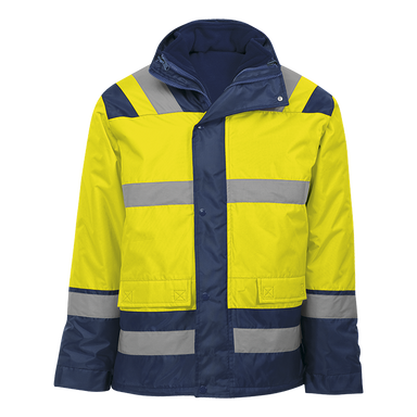 Blaze 4-In-1 Jacket Safety Yellow/Navy / SML /