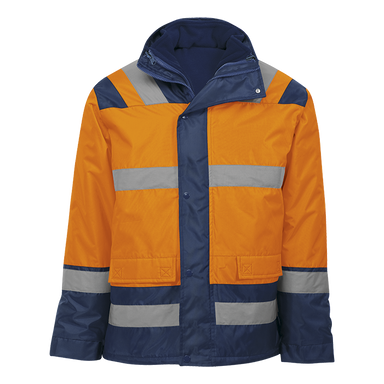 Blaze 4-In-1 Jacket Safety Orange/Navy / SML /