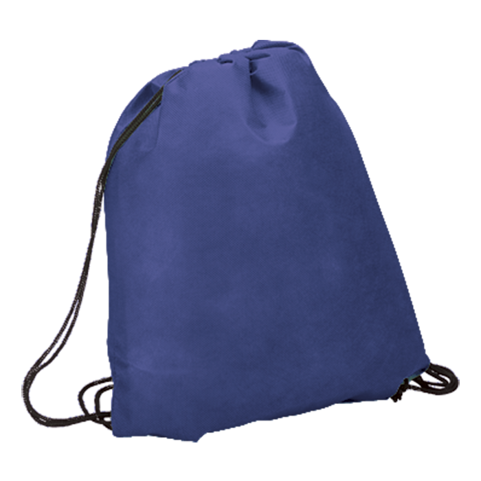 BB0001 - Drawstring Bag - Non-Woven Navy / STD / Regular - Drawstrings