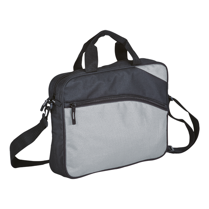 BB0037 - Conference Brief Bag - 600D Grey / STD / Regular -