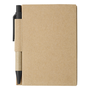 BF6419 - Mini Recycled Notebook and Pen Black / STD /
