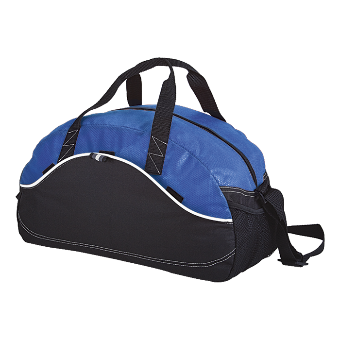 BB0007 - Dual Material Duffel Bag - 600D - Non-Woven Blue /