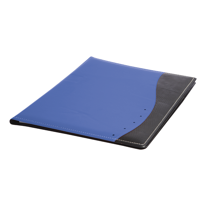 BF0062 - Curved Design A5 Folder Blue / STD / Last Buy -