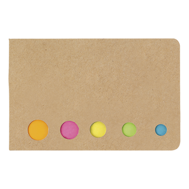 BF9104 - Holder with Sticky Notes Brown / STD / Regular - Notebooks