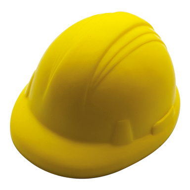 BH5091 - Hard Hat Shaped Stress Ball Yellow / STD / Regular