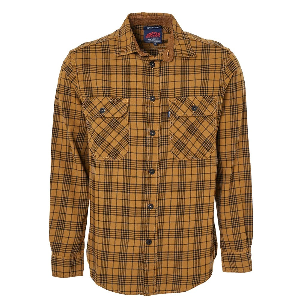 Long Sleeve Cotton Twill Shirt - Shirts & Tops
