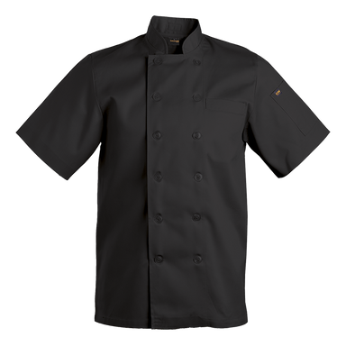 Mens Savona Short Sleeve Chef Jacket  Black / XS /
