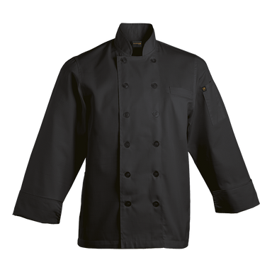 Mens Savona Long Sleeve Chef Jacket  Black / XS /