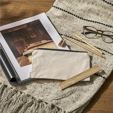 Midori Cotton Pencil Case NATURAL - Pouches,Stationery,Cotton Products,Ideas for School,Ideas Work,Stationery