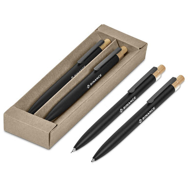 Mimotu Ball Pen & Pencil Set BLACK - and Sets,Writing Instruments
