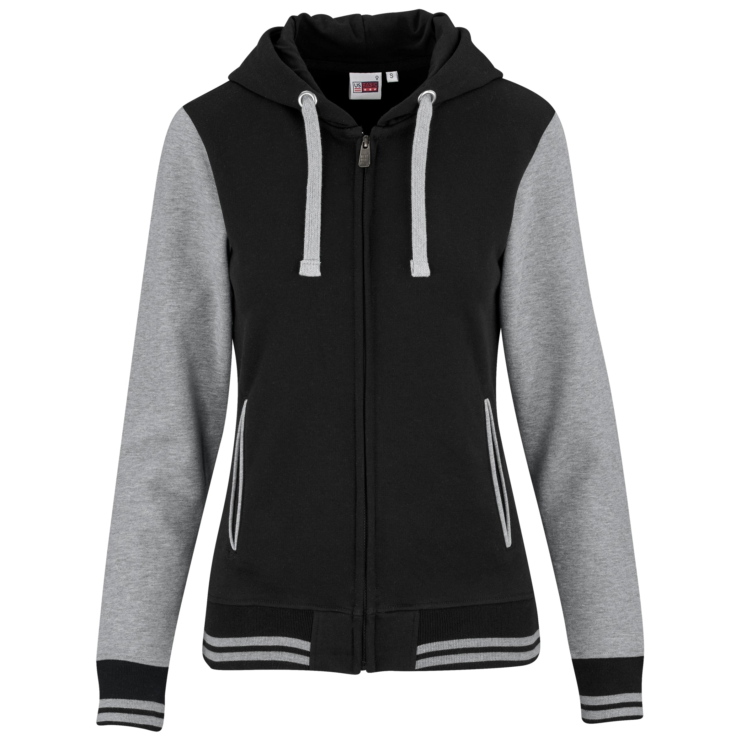 Ladies Princeton Hooded Sweater 2XL / Black / BL