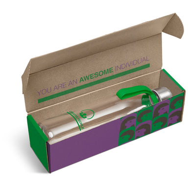 Loopy Bottle in Bianca Custom Gift Box-Green-G