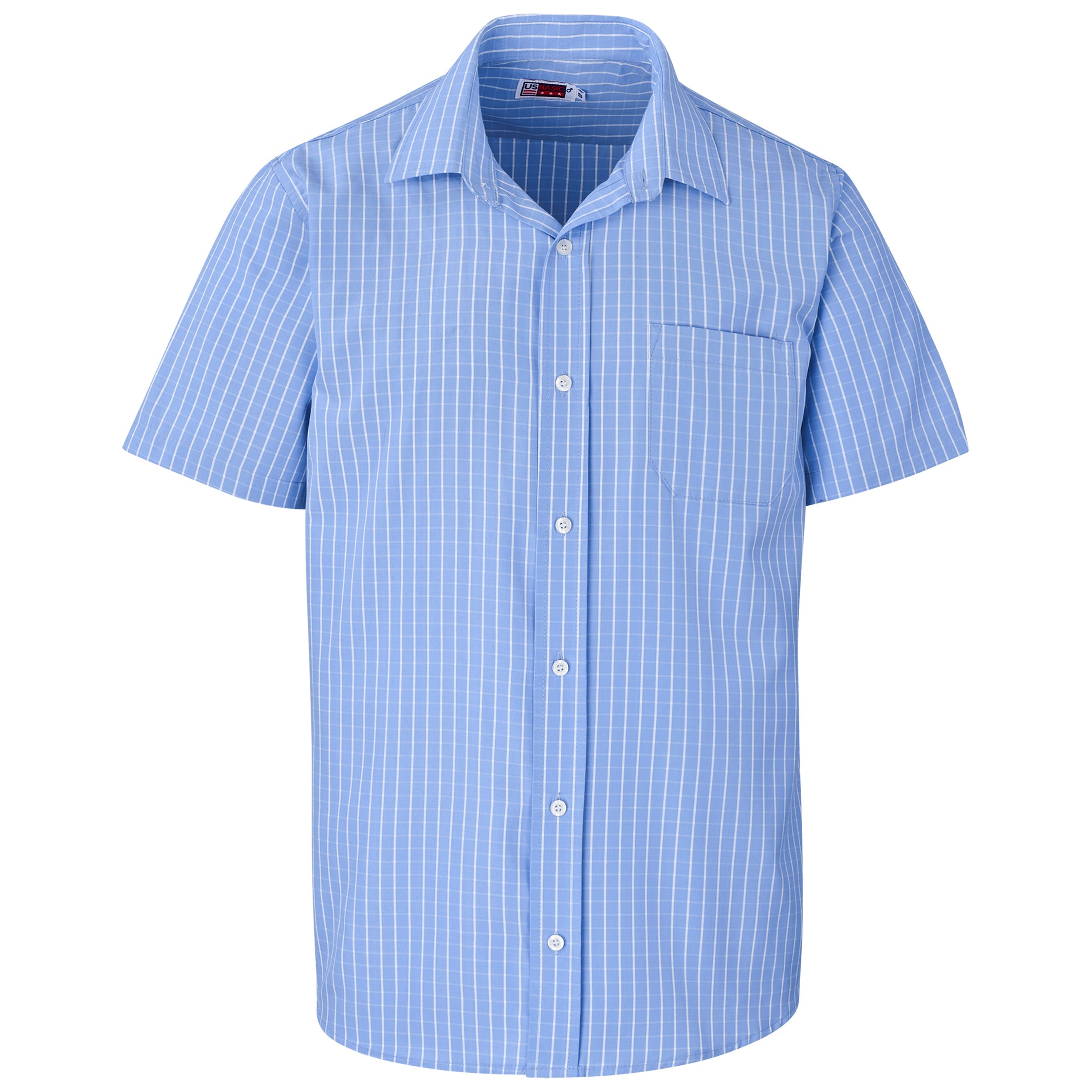 Mens Short Sleeve Aston Shirt 2XL / Light Blue / LB