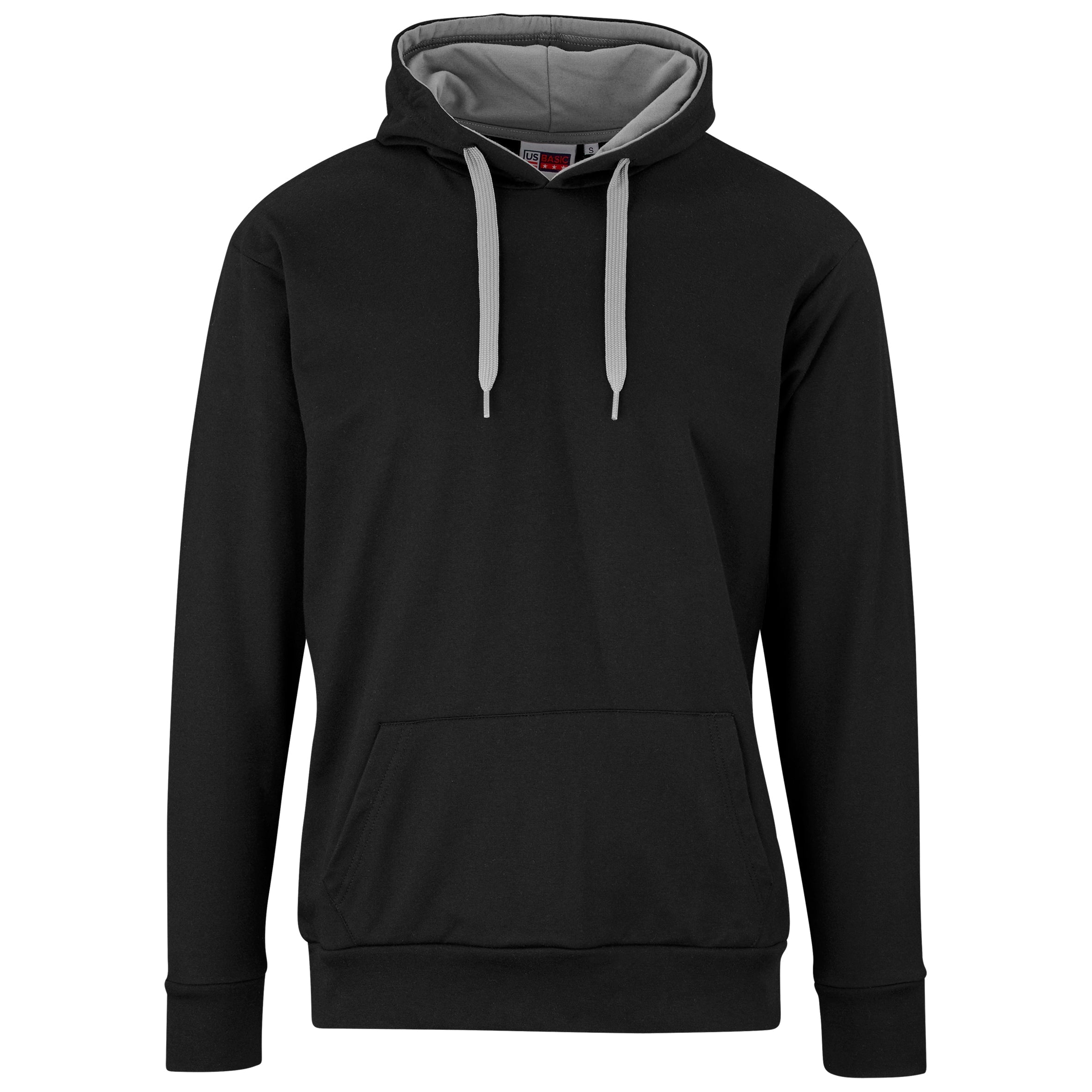 Mens Solo Hooded Sweater-2XL-Grey-GY