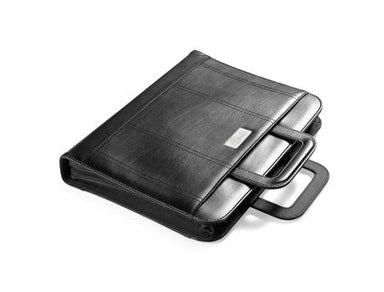 Obsidian A4 Zip-Around Drop-Handle Folder-