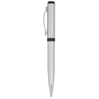 Mid-Ring Brass Ballpoint Pen Matte Silver / STD / Last Buy - Writing Instruments