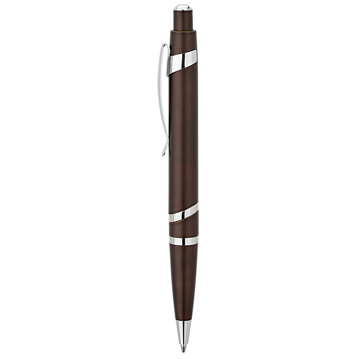 Spiral Metallic Ballpoint Pen Brown / STD / Last Buy - Writing Instruments