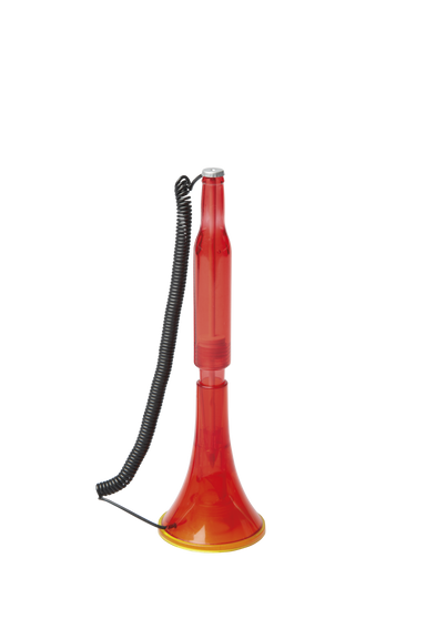Bottle Shaped Standing Plastic Pen Red / STD / Last Buy - Writing Instruments