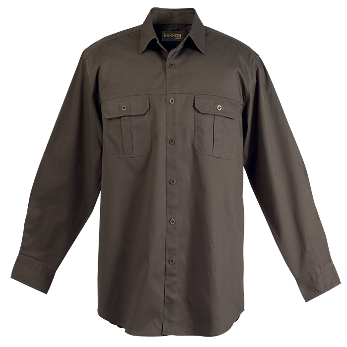 Mens Bush Shirt Long Sleeve