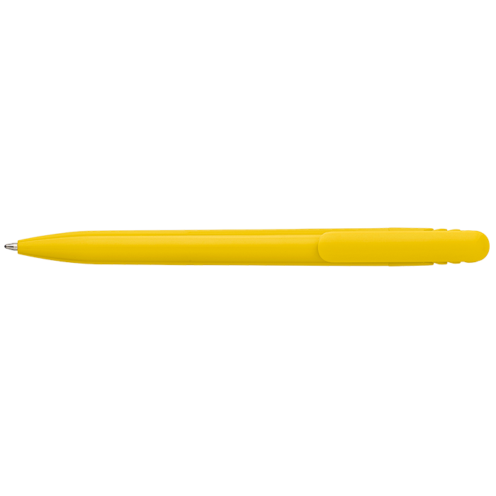 Solid Colour Ballpoint Pen with Matching Coloured Clip Yellow / STD / Last Buy - Writing Instruments