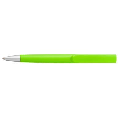 Rounded Clip Ballpoint Pen With Coloured Barrel Lime / STD / Last Buy - Writing Instruments