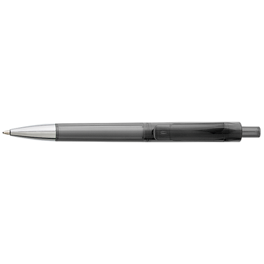 Ballpoint Pen With Transparent Coloured Barrel Black / STD / Last Buy - Writing Instruments
