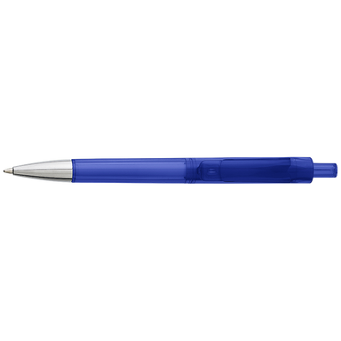 Ballpoint Pen With Transparent Coloured Barrel Blue / STD / Last Buy - Writing Instruments