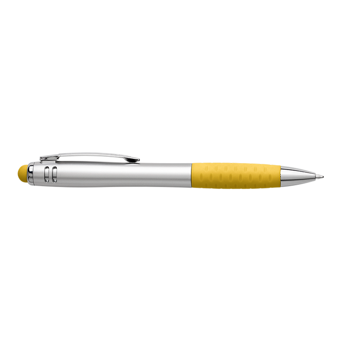 Logo Light Up Ballpoint Pen Yellow / STD / Last Buy - Writing Instruments