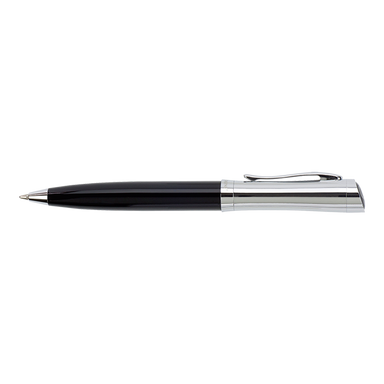 Charles Dickens Ballpoint Pen With Chrome Trims Black/Silver / STD / Last Buy - Writing Instruments