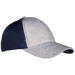 6 Panel Republic Cap Grey Melange/Navy / STD / Regular - Caps