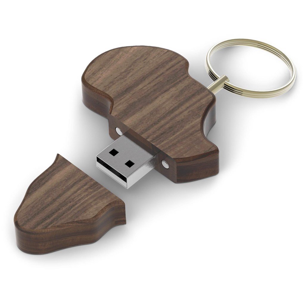 Afrique Flash Drive Keyholder - 16GB