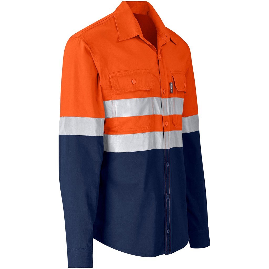 Vented Two-Tone Reflective Work Shirt