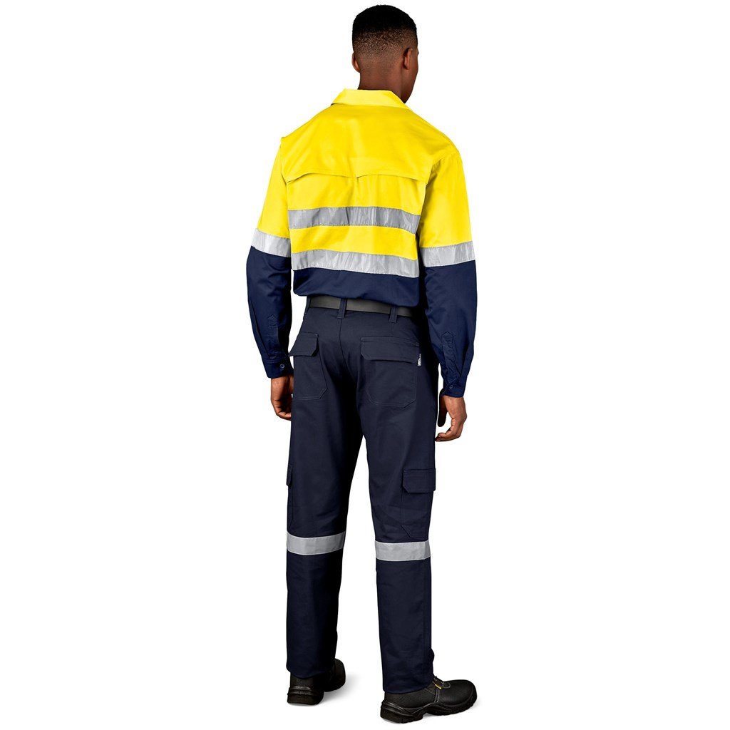 Vented Two-Tone Reflective Work Shirt