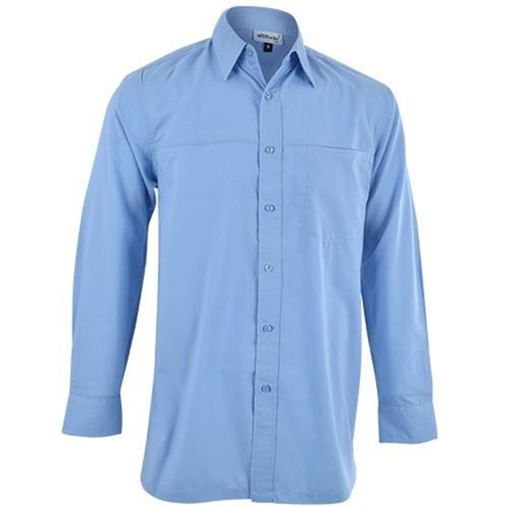 Harry Casual Long Sleeve Shirt  - Sky Blue