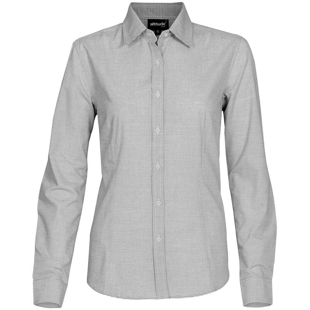 Ladies Long Sleeve Earl Shirt  - Grey