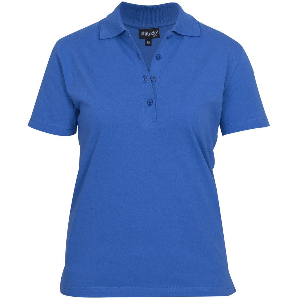 Ladies Michigan Golf Shirt  - Red
