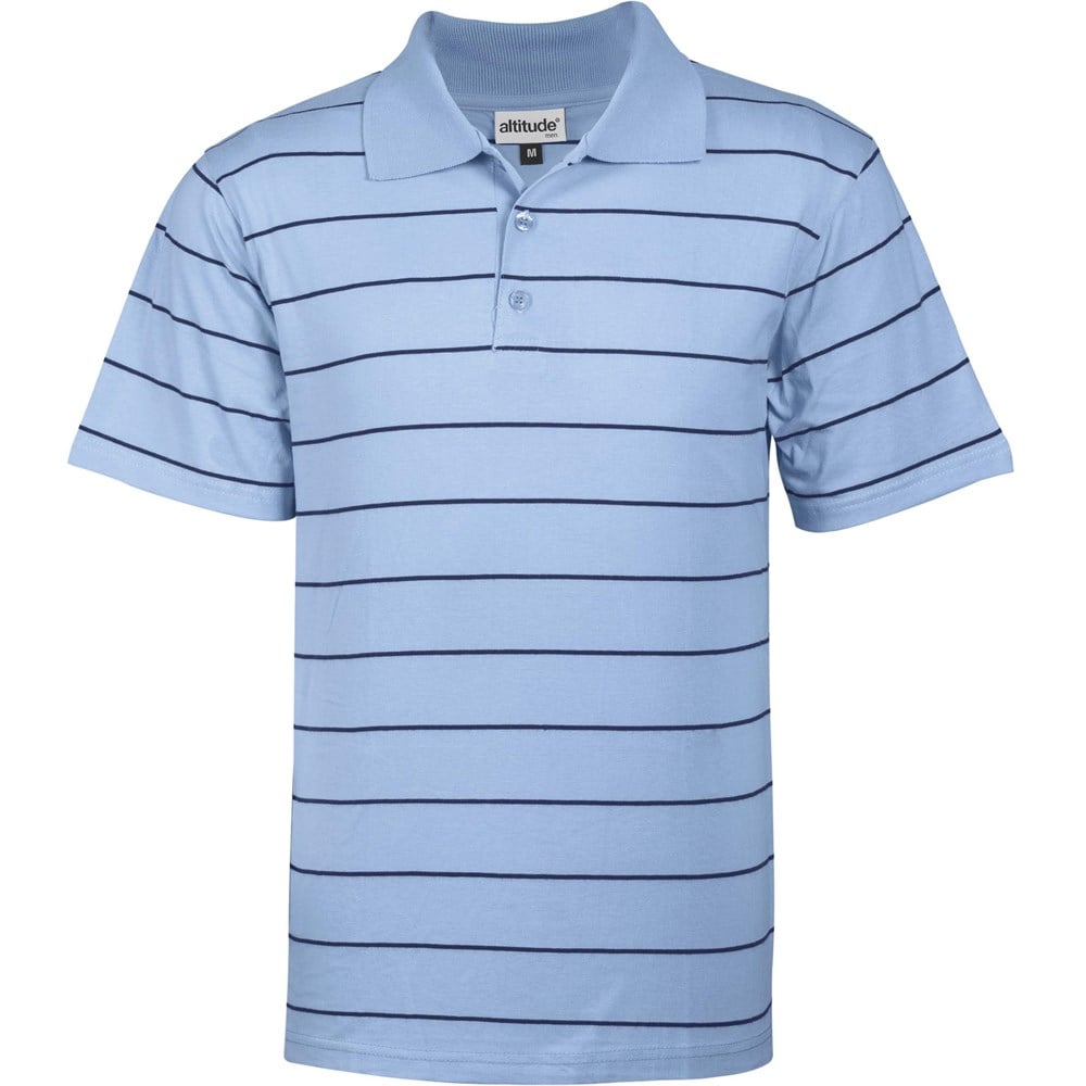 Mens Stinger Golf Shirt  - White
