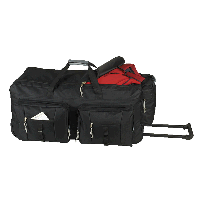 BB0161 - Dual Front Pocket Rolling Travel Duffel