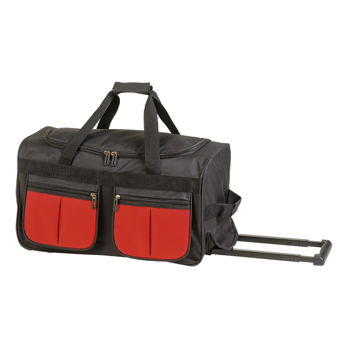 Rolling Duffel With Coloured Front Pockets