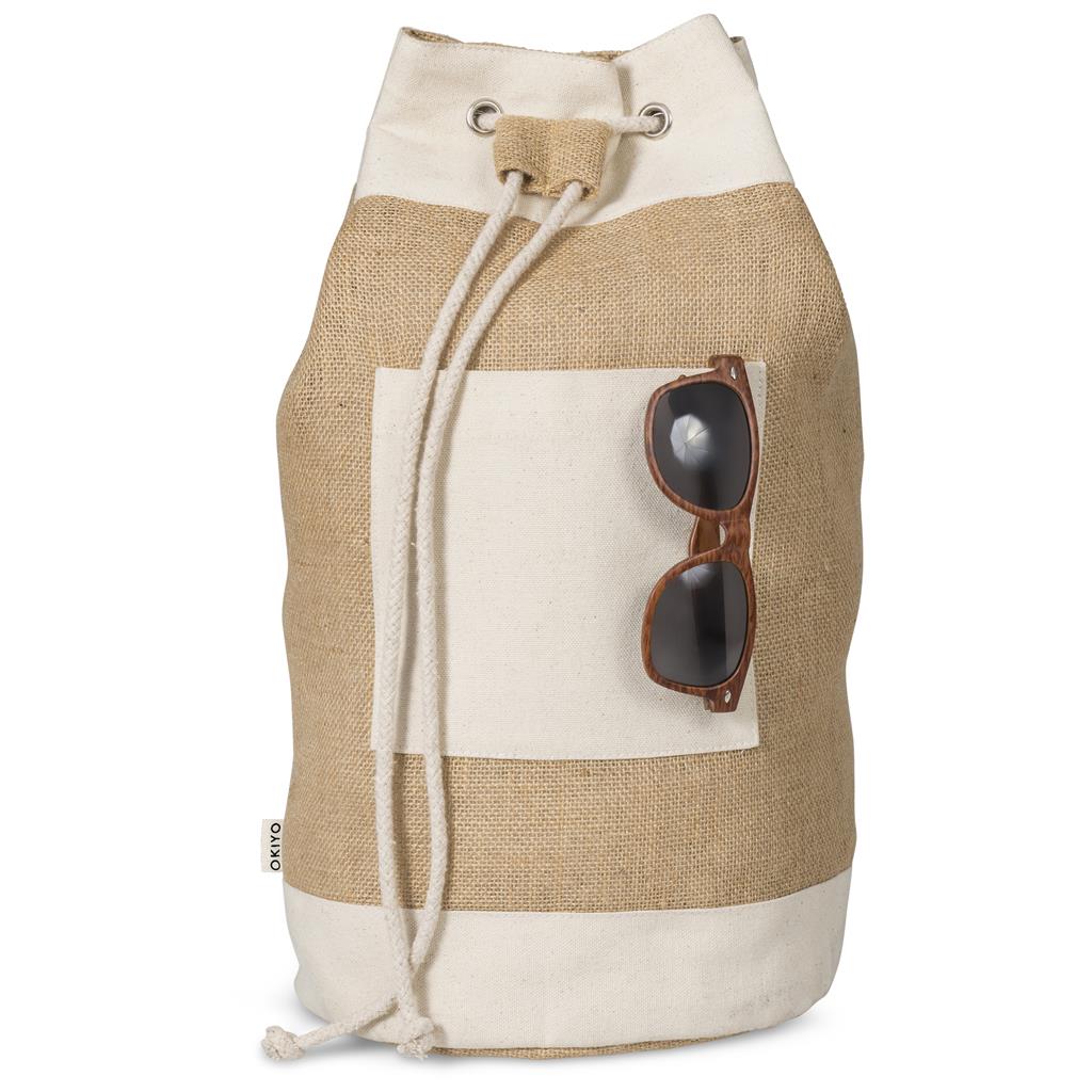 Suna Jute & Cotton Beach Rucksack
