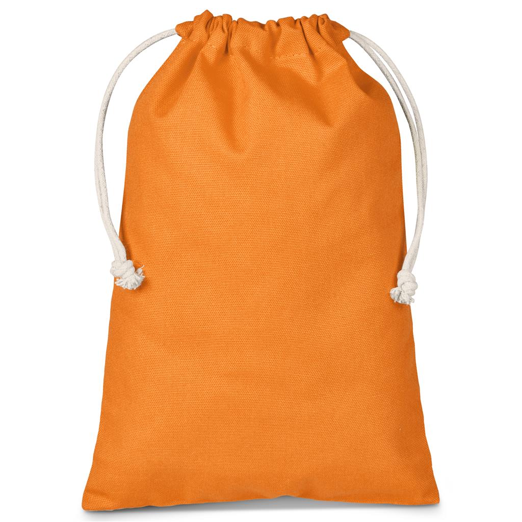 Allsorts Midi Cotton Drawstring Pouch - Purple