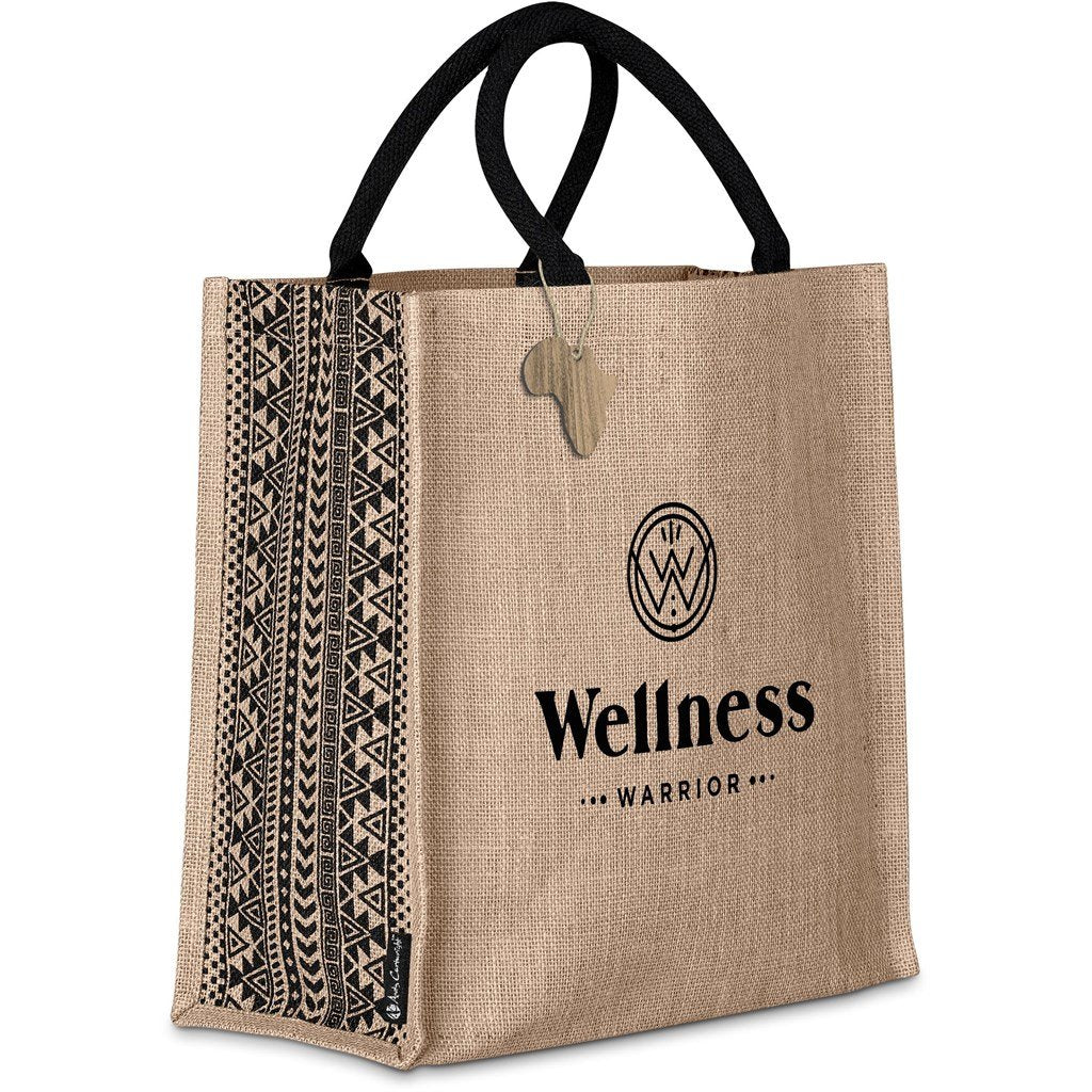 Symmetry Jute Tote