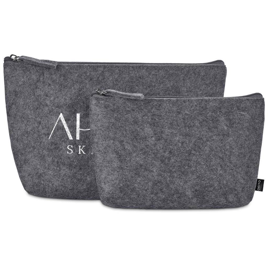 Kesho Recycled PET Felt Mini Cosmetic Bag