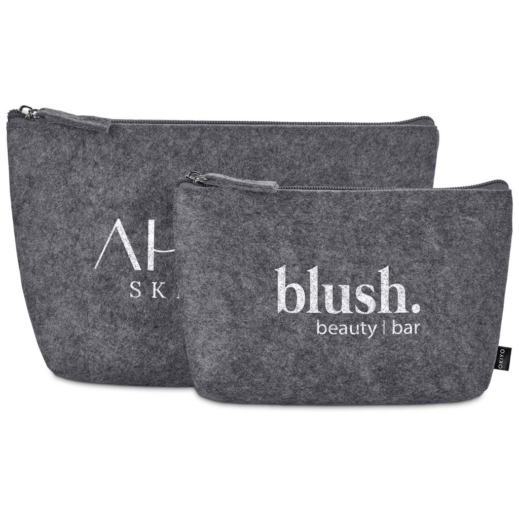 Kesho Recycled PET Felt Mini Cosmetic Bag