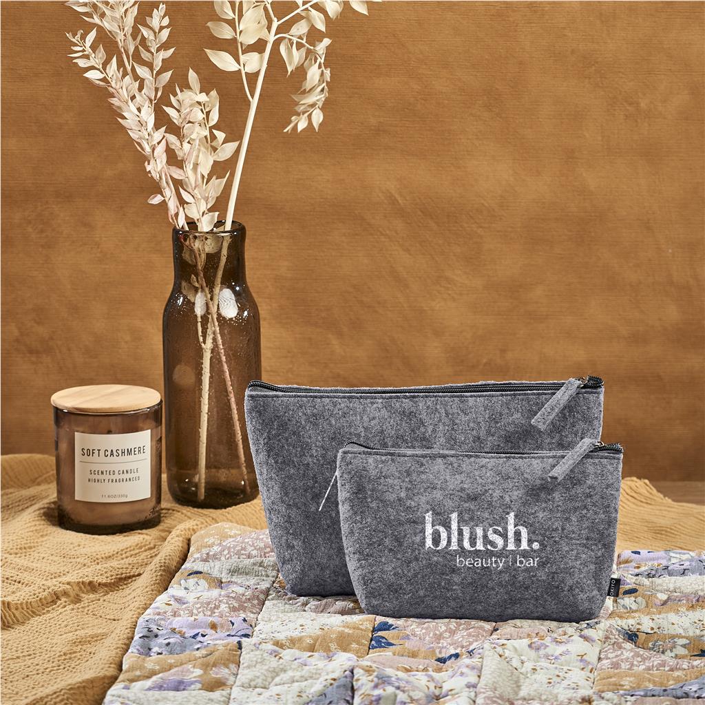 Kesho Recycled PET Felt Mini Cosmetic Bag