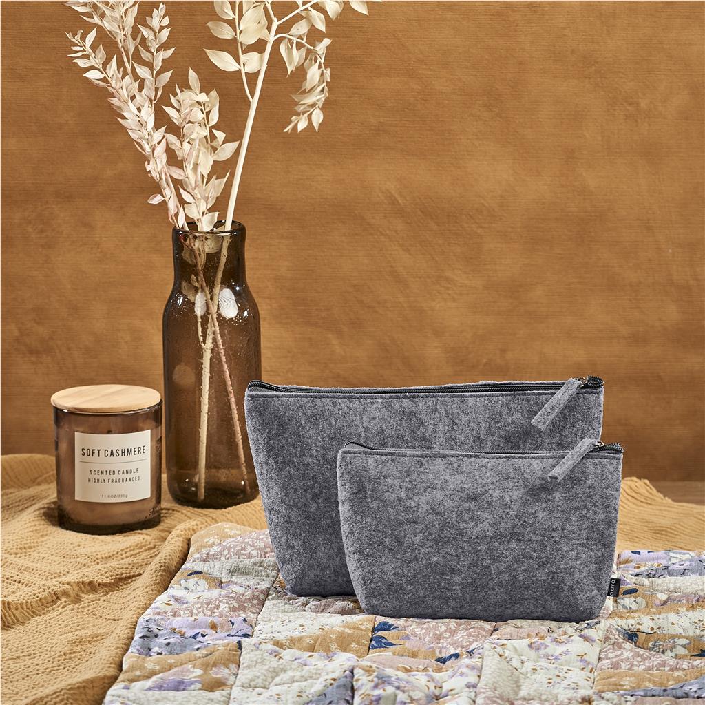Kesho Recycled PET Felt Mini Cosmetic Bag